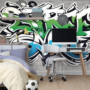 Carta da parati – Scritta Street Art moderna