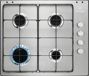 Electrolux EGS6404SX Piano Cottura 4 Fuochi a Gas 60 cm colore Inox