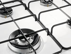 Electrolux EGS6414W Piano Cottura 4 Fuochi a Gas 60 cm (1 Bruciatore Wok) colore Bianco