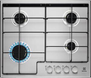 Electrolux EGS6424X Piano Cottura 4 Fuochi a Gas 60 cm colore Inox
