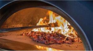 Brugel Forno a legna per pizza con comignolo da giardino Bella Napoli Vesuvio