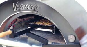 Brugel Forno a legna per pizza con comignolo da giardino Bella Napoli Vesuvio