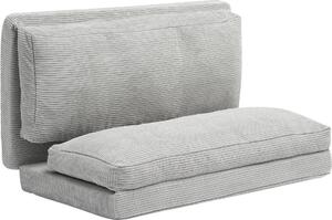 Divano letto pieghevole Divano letto pieghevole con rivestimento lavabile Grigio scuro (matrimoniale)