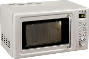 INNOLIVING Forno Microonde Combinato con Grill Capacit 20 Litri Potenza 700 Watt colore Beige - INN861B