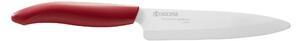 Coltello Kyocera Gen lame in Ceramica Bianca, 13 cm Multiply, Rosso, Lama 13 cm � - Multiuso - Maniglia soft-touch colore Rosso