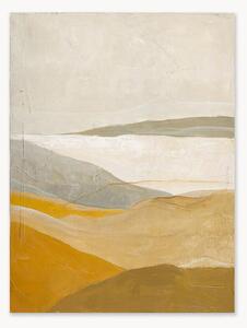 Quadro su tela dipinto a mano Yellow Field