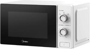 MIDEA Forno Microonde Combinato con Grill Capacit 20 Litri Potenza 700 Watt con Timer colore Bianco - MG720C2AT-W
