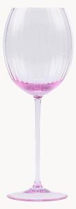 Set di 2 bicchieri da vino bianco in vetro soffiato Lyon