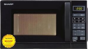 Sharp Forno Microonde Combinato con Grill Capacit 20 Litri Potenza 800 Watt colore Nero - R-642 BKW