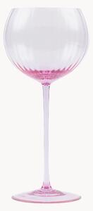 Set di 2 bicchieri da vino rosso in vetro soffiato Lyon