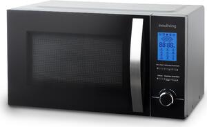 INNOLIVING Forno Microonde Combinato con Grill Capacit 23 Litri Potenza 800 Watt con Timer colore Nero - INN-862S