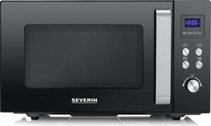 Severin Forno Microonde Combinato con Grill Capacit 25 Litri Potenza 900 Watt Funzione Scongelamento colore Nero / Inox - MW 7763