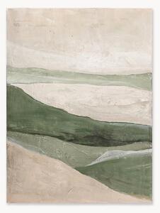 Quadro su tela dipinto a mano Green Field