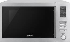 Smeg Forno Microonde Combinato con Grill Capacit 34 Litri Potenza 1100 Watt Inverter colore Acciaio - MOE34CXI2