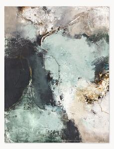 Quadro su tela dipinto a mano Great Green