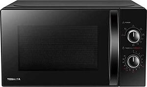 Toshiba Forno Microonde con Grill Capacit 20 Litri Potenza 800 Watt Timer colore Nero - MW-MG20P