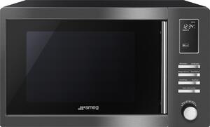 Smeg Forno Microonde con Grill Capacit 25 Litri Potenza 900 Watt colore Acciaio - MOE25B