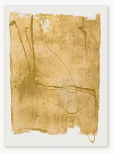 Dipinto su tela dipinto a mano Yellow Layer