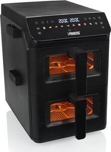 PRINCESS Friggitrice ad Aria 11,2 Litri Verticale Potenza 3000W con 2 Cestelli, 11 Programmi e Timer colore Nero - 182490