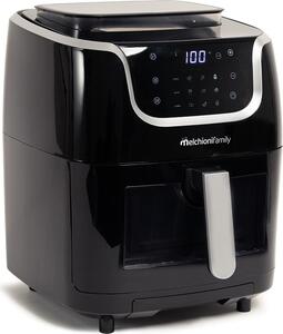 Melchioni Friggitrice ad Aria 3in1 Capacit 6 Litri Potenza 1700 Watt con Funzione Vapore colore Nero - 118340038 Gioia