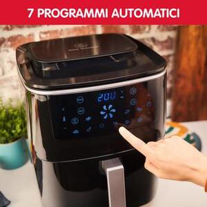 Moulinex Friggitrice ad Aria 6,9 Litri Potenza 1900W con Timer e Cottura a Vapore colore Nero Easy Fry Grill & Steam - AL201810