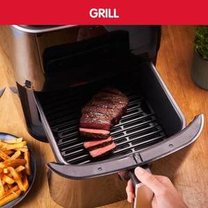 Moulinex Friggitrice ad Aria 6,9 Litri Potenza 1900W con Timer e Cottura a Vapore colore Nero Easy Fry Grill & Steam - AL201810