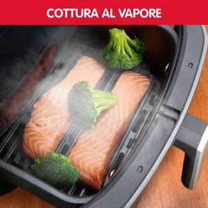 Moulinex Friggitrice ad Aria 6,9 Litri Potenza 1900W con Timer e Cottura a Vapore colore Nero Easy Fry Grill & Steam - AL201810