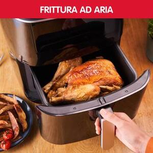 Moulinex Friggitrice ad Aria 6,9 Litri Potenza 1900W con Timer e Cottura a Vapore colore Nero Easy Fry Grill & Steam - AL201810