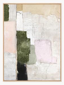 Quadro su tela incorniciato dipinto a mano Rustic Revival