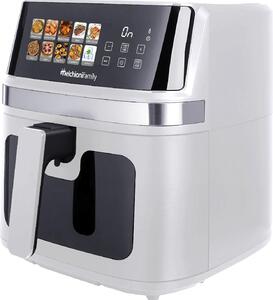 Melchioni Friggitrice ad Aria 8 Litri con Timer e Doppia Resistenza colore Bianco Gaia Plus - 118340055