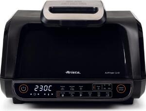Ariete Friggitrice ad Aria Air Fryer Grill 2in1 Capacit 8 Litri Potenza 1700 Watt con Timer colore Nero - 4635