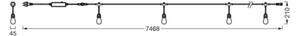 Osram - Catena luminosa da esterno LED RGB dimmerabile SMART+ STRING 12xLED/230V 7,47m IP44 Wi-Fi
