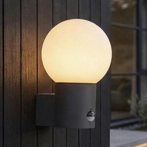 Kanlux 46081-Lampada da parete per esterni con sensore STONO 1xE27/15W/230V IP65 antracite