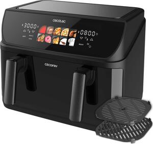 Cecotec Friggitrice ad Aria Capacit 10 Litri Potenza 2800 Watt Doppio Cestello Termostato Regolabile colore Nero - A01_EU01_100842 Cecofry&Grill D