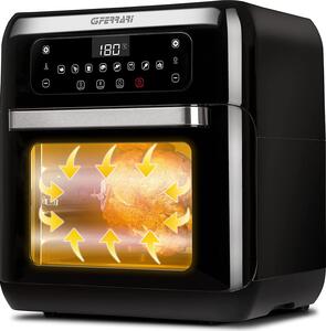 G3 Ferrari Friggitrice ad Aria Capacit 11 Litri Potenza 1500 Watt Fornetto Girarrosto con 9 programmi - Friggisano 2.0 G10136