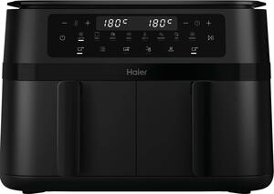 Haier Friggitrice ad Aria Capacit 11 Litri Potenza 3000 Watt Doppio Cestello 8 programmi di cottura colore Nero - HAF3AD 011
