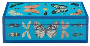 SCATOLA LACQUER BOTANIST SMALL 32611 JONATHAN ADLER BLUE