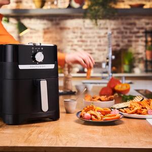 Moulinex Friggitrice ad Aria Capacit 4.2 Litri Potenza 1400 Watt con Termostato Regolabile colore Nero - EZ501810
