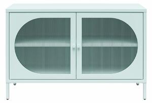 Vetrina in metallo azzurra 100x64x40 cm Luna - Støraa