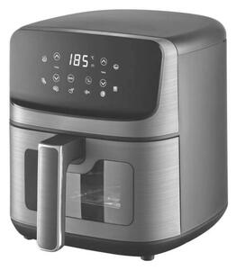 Nordmende Friggitrice ad Aria Capacit 5 Litri Potenza 1500 Watt con Timer Digitale e Termostato Digitale Regolabile colore Nero e Acciaio Inox - N