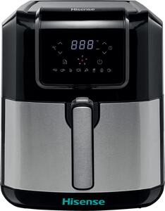 Hisense Friggitrice ad Aria Capacit 5 Litri Potenza 1700 Watt con 8 Programmi e Doppio Cestello - H06AFBS1S3