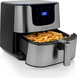 PRINCESS Friggitrice ad Aria Capacit 5.5 Litri Potenza 1700 Watt colore Argento - 182060