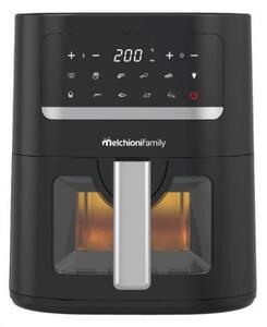 Melchioni Friggitrice ad Aria Capacit 5,2 Litri Potenza 1600W con Timer colore Nero - L'Azdora New