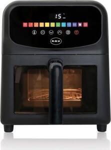 R.G.V. Friggitrice ad Aria Capacit 6 Litri Potenza 1700 Watt 12 Programmi Timer - FRYTYPE6AIRWINDOW
