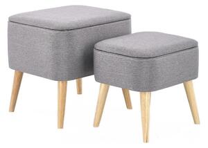 SET 2x Tabacco PULA 48x43 cm grigio/beige