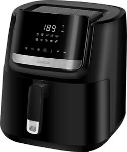 SENCOR Friggitrice ad Aria Capacit 6.5 Litri Potenza 1600 Watt Display LED con Timer colore Nero - SFR 6550BK
