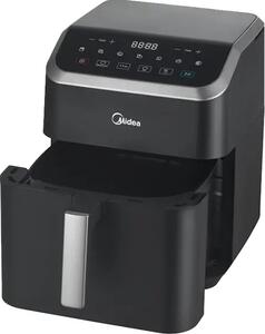 MIDEA Friggitrice ad Aria Capacit 7 Litri Potenza 1800 Watt con Timer e Termostato Regolabile colore Nero - MAD70000ADK