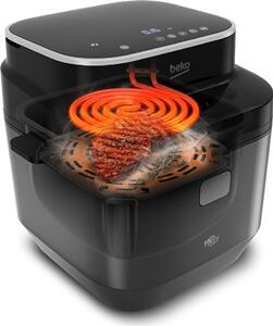 Beko Friggitrice ad Aria Capacit 7.6 Litri Potenza 2570 Watt con Timer colore Nero - FRL 5474 B