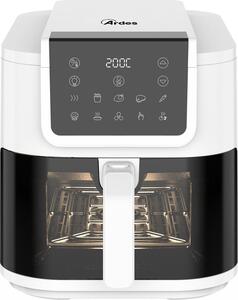 Ardes Friggitrice ad Aria Capacit 8 Litri Potenza 1700 Watt Temperatura 200C Timer colore Bianco - ARFRYA08LVW