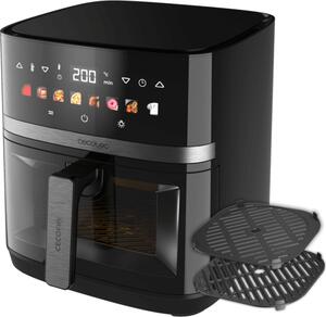 Cecotec Friggitrice ad Aria Capacit 8 Litri Potenza 2200 Watt Temperatura max 200 C colore Nero - Duoheat 8000 100501